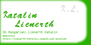 katalin lienerth business card